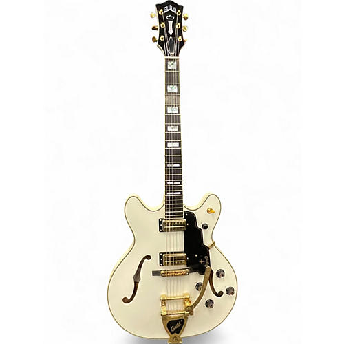 Used Guild Starfire VI Olympic White Hollow Body Electric Guitar Olympic White