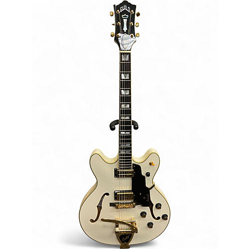 Used Guild Starfire VI Olympic White Hollow Body Electric Guitar Olympic White