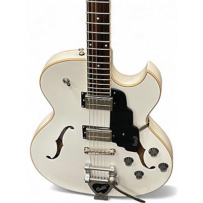 Used Guild Starfire White Hollow Body Electric Guitar