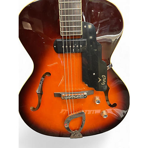 Used Guild T-50 SLIM 2 Color Sunburst Acoustic Electric Guitar 2 Color Sunburst