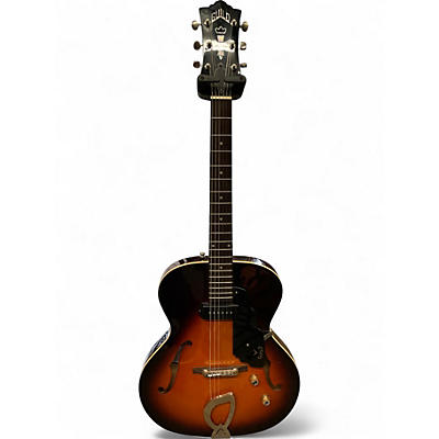 Used Guild T-50 SLIM 2 Color Sunburst Hollow Body Electric Guitar