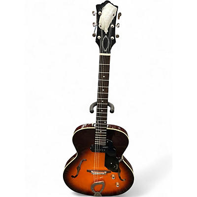 Used Guild T-50 Slim 2 Color Sunburst Hollow Body Electric Guitar