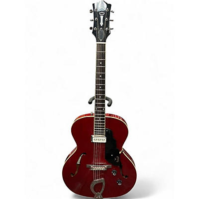 Used Guild T-50 slim Wine Red Hollow Body Electric Guitar