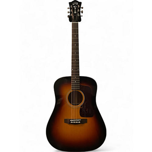 Used Guild Traditional D-40 Antique Burst Acoustic Electric Guitar Antique Burst