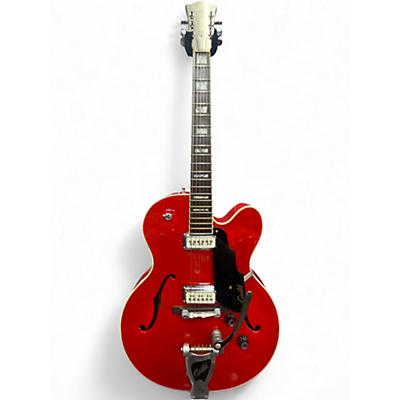 Used Guild X-160 ROCKABILLY  Tennessee Orange Hollow Body Electric Guitar