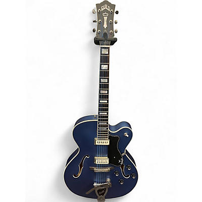 Used Guild X175-B SPCII Blue Hollow Body Electric Guitar