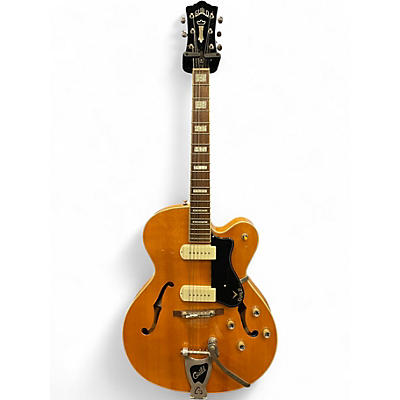 Used Guild X175b Blonde Hollow Body Electric Guitar