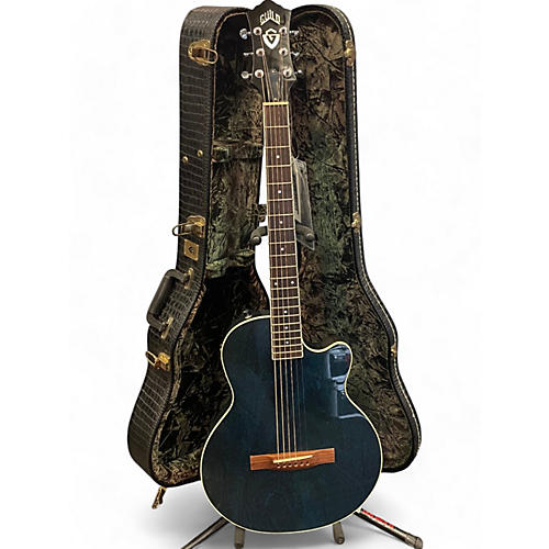 Guild Used Guild custom shop peregrine s7ce custom shop blue Acoustic Electric Guitar custom shop blue