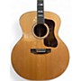 Used Guild f-55 Natural Acoustic Guitar Natural