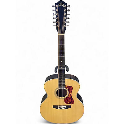 Used Guild f2512E Natural 12 String Acoustic Guitar
