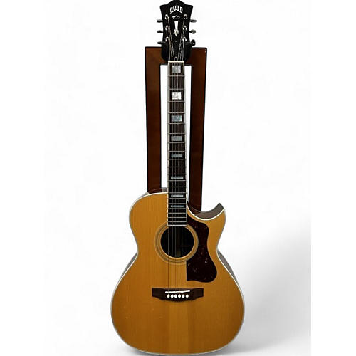 Used Guild f47R Natural Acoustic Guitar Natural