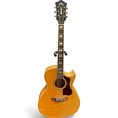 Used Guild f47mc Natural Acoustic Guitar