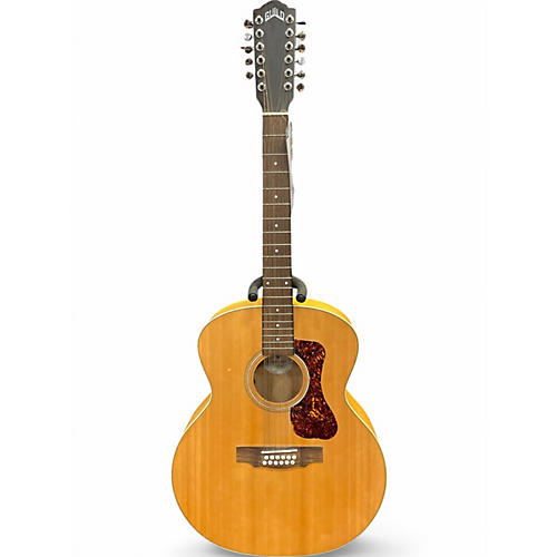 Used Guild fF-2512E Natural 12 String Acoustic Electric Guitar Natural