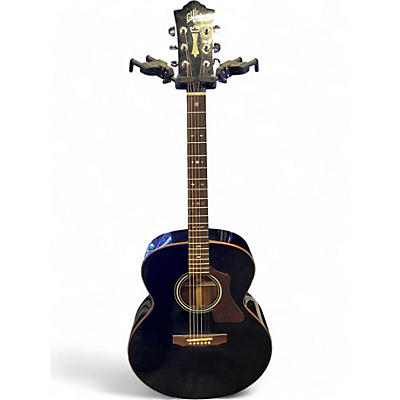 Used Guild gad jf488 Black Acoustic Guitar