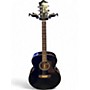 Used Guild gad jf488 Black Acoustic Guitar Black