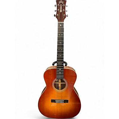Used Guild gad30 Sunburst Acoustic Electric Guitar