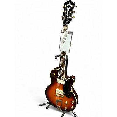 Used Guild m-75 aristocrat 2 Color Sunburst Solid Body Electric Guitar