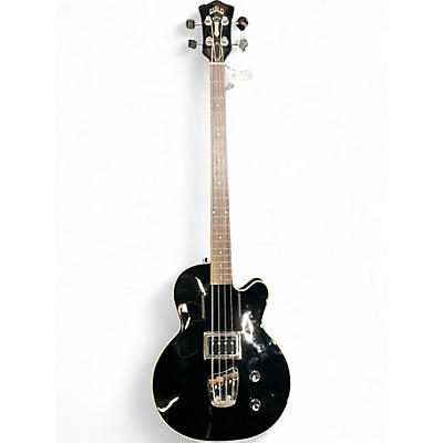 Used Guild m-85 Black Electric Bass Guitar
