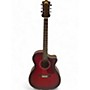 Used Guild om-240ce oxblood burst Acoustic Guitar oxblood burst