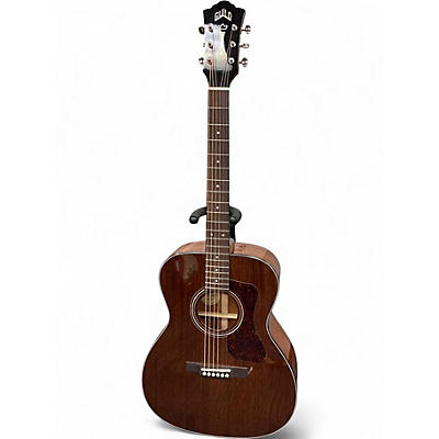 Used Guild om120 Mahogany Acoustic Guitar