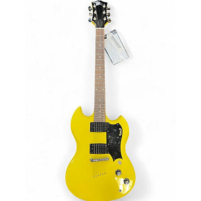 Used Guild polara yellow Solid Body Electric Guitar