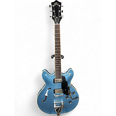 Used Guild starfire 1 dc hh Blue Hollow Body Electric Guitar