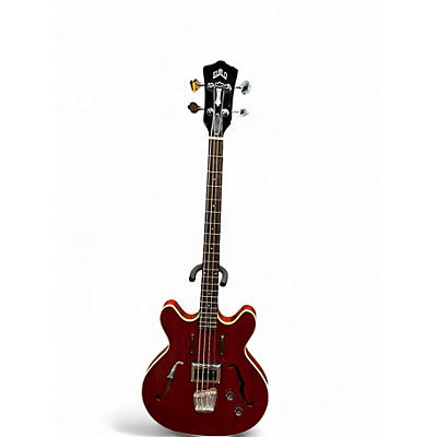 Used Guild starfire  bass Cherry Electric Bass Guitar