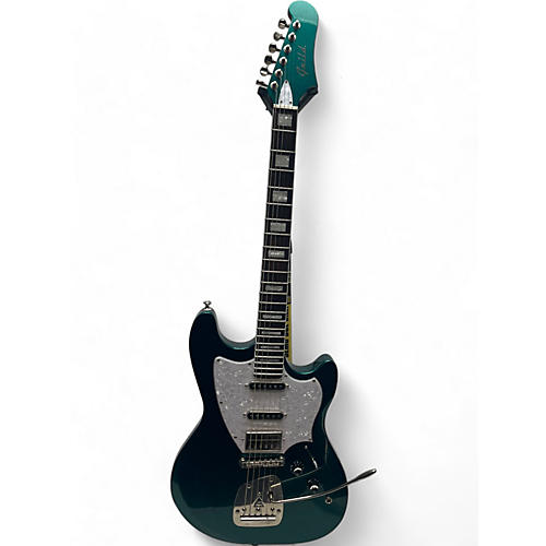 Guild Used Guild surfliner deluxe evergreen metalic Solid Body Electric Guitar evergreen metalic