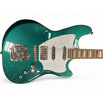 Used Guild surfliner deluxe sparkle green Solid Body Electric Guitar