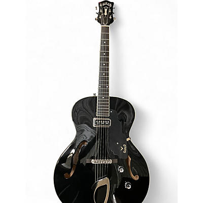 Used Guild t50sllm Ebony Hollow Body Electric Guitar