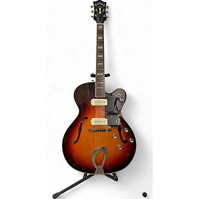 Used Guild x175B MANNHATTAN Sunburst Hollow Body Electric Guitar