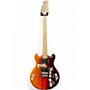 Used Guitar Build Workshop Custom Red to Yellow Gradient Solid Body Electric Guitar Red to Yellow Gradient