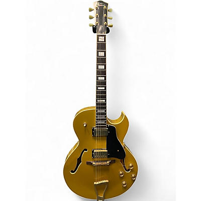 Used Guitar Research eddie durham Gold Hollow Body Electric Guitar