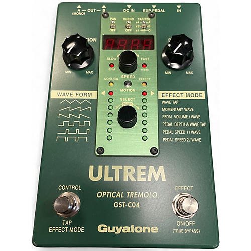 Used Guyatone GSTC04 Ultrem Optical Tremolo Effect Pedal