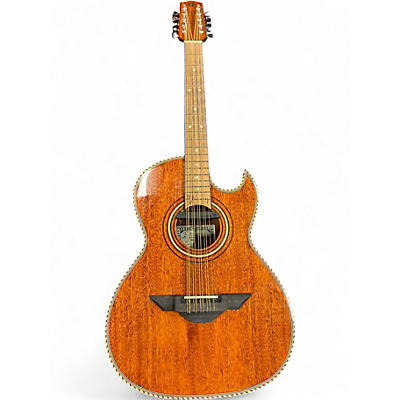 Used H. Jimenez El Esta'ndar Acoustic-electric Bajo Quinto Natural Mahogany Latin Stringed Instrument