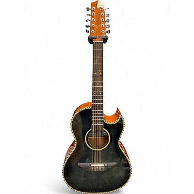 Used H. Jimenez LBQ1E Trans Black Acoustic Electric Guitar