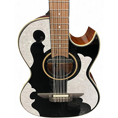 Used H. Jimenez LBQ4E Black and White Latin Stringed Instrument