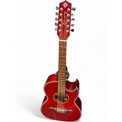 Used H. Jimenez LBQ4E Trans Red Latin Stringed Instrument