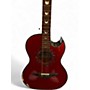Used H. Jimenez LBQGXE-AN Red Acoustic Electric Guitar Red