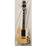 Used Harley Benton Used HARLEY BENTON DC600VI Cream Solid Body Electric Guitar Cream