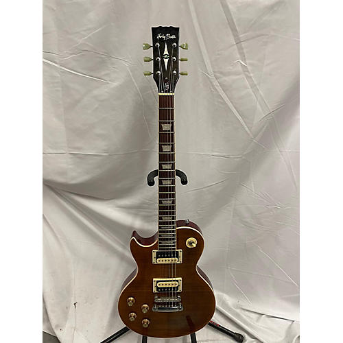 Used HARLEY BENTON SC-550 DELUXE AMBER FLAME Electric Guitar AMBER FLAME
