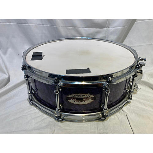 Heinzman Used HEINZMAN 14X5.5 SNARE Drum PURPLE PEARL PURPLE PEARL 211