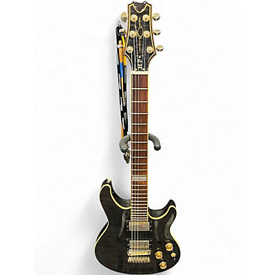 Used HP Signature EXP Black and Gold Solid Body Electric Guitar