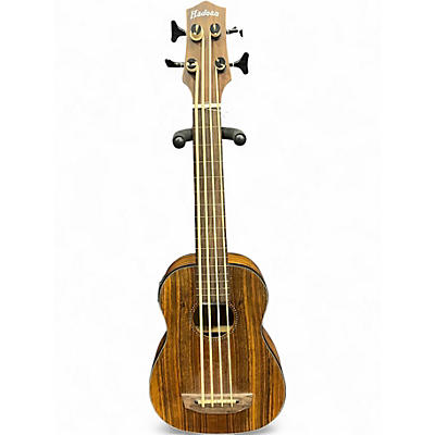 Used Hadean ukb-23 fretless bass koa Ukulele