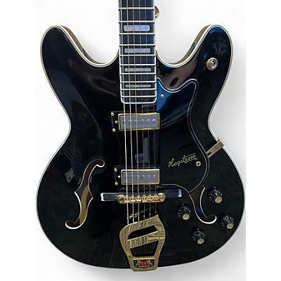 Used Hagstrom '67 VIKING II Black Hollow Body Electric Guitar