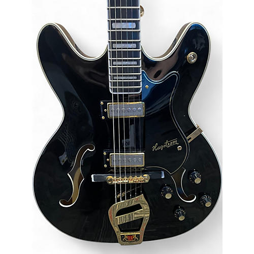 Used Hagstrom '67 VIKING II Black Hollow Body Electric Guitar Black