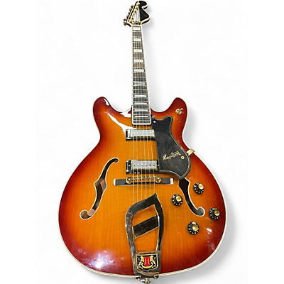 Used Hagstrom '67 VIKING II Vintage Sunburst Hollow Body Electric Guitar