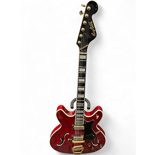 Used Hagstrom '67 VIKING II  WILD CHERRY Hollow Body Electric Guitar WILD CHERRY