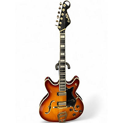 Used Hagstrom '67 Viking II Limited-Edition Vintage Sunburst Hollow Body Electric Guitar