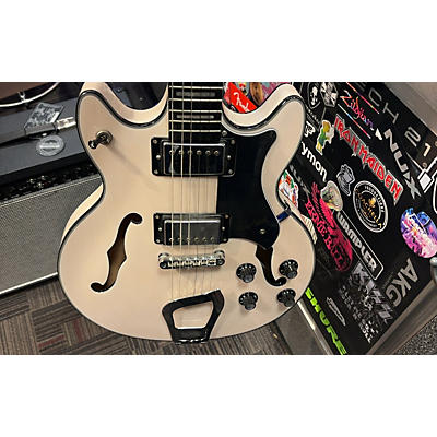 Hagstrom Used Hagstrom Alvar White Hollow Body Electric Guitar